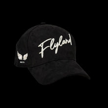 Load image into Gallery viewer, FLYLAND Black Suede Snapback
